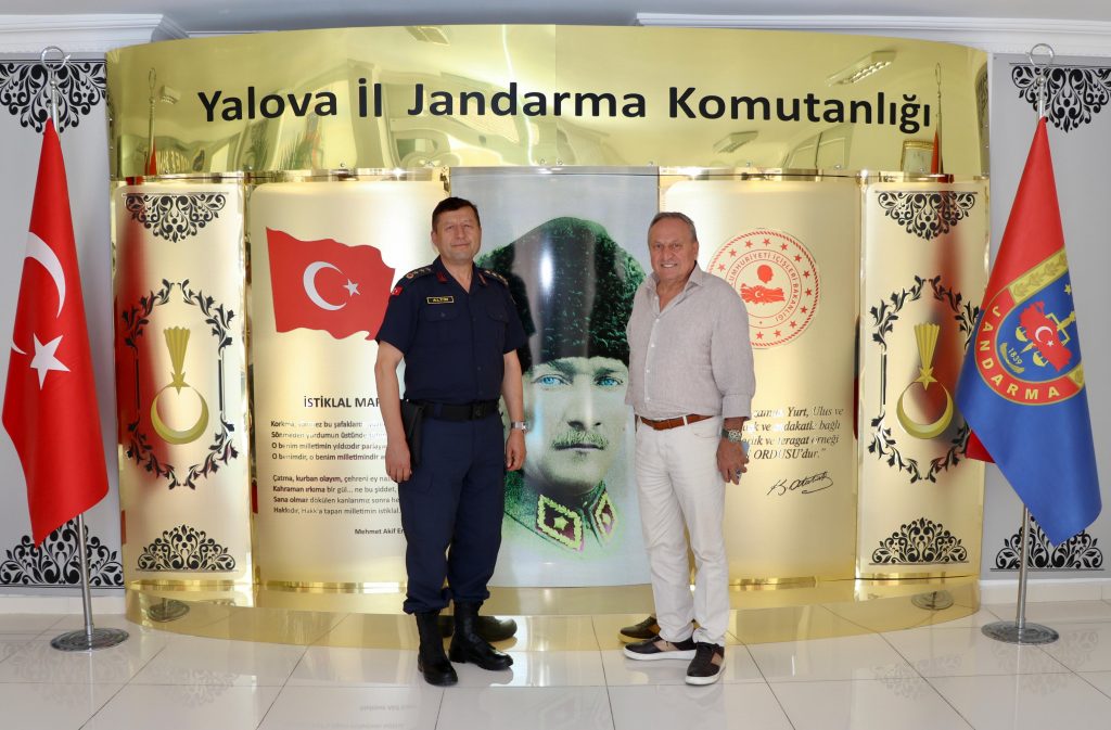 Kent Konseyi Başkanı Kenan Engin'den Kıdemli Albay Ercan Altın’a Ziyaret