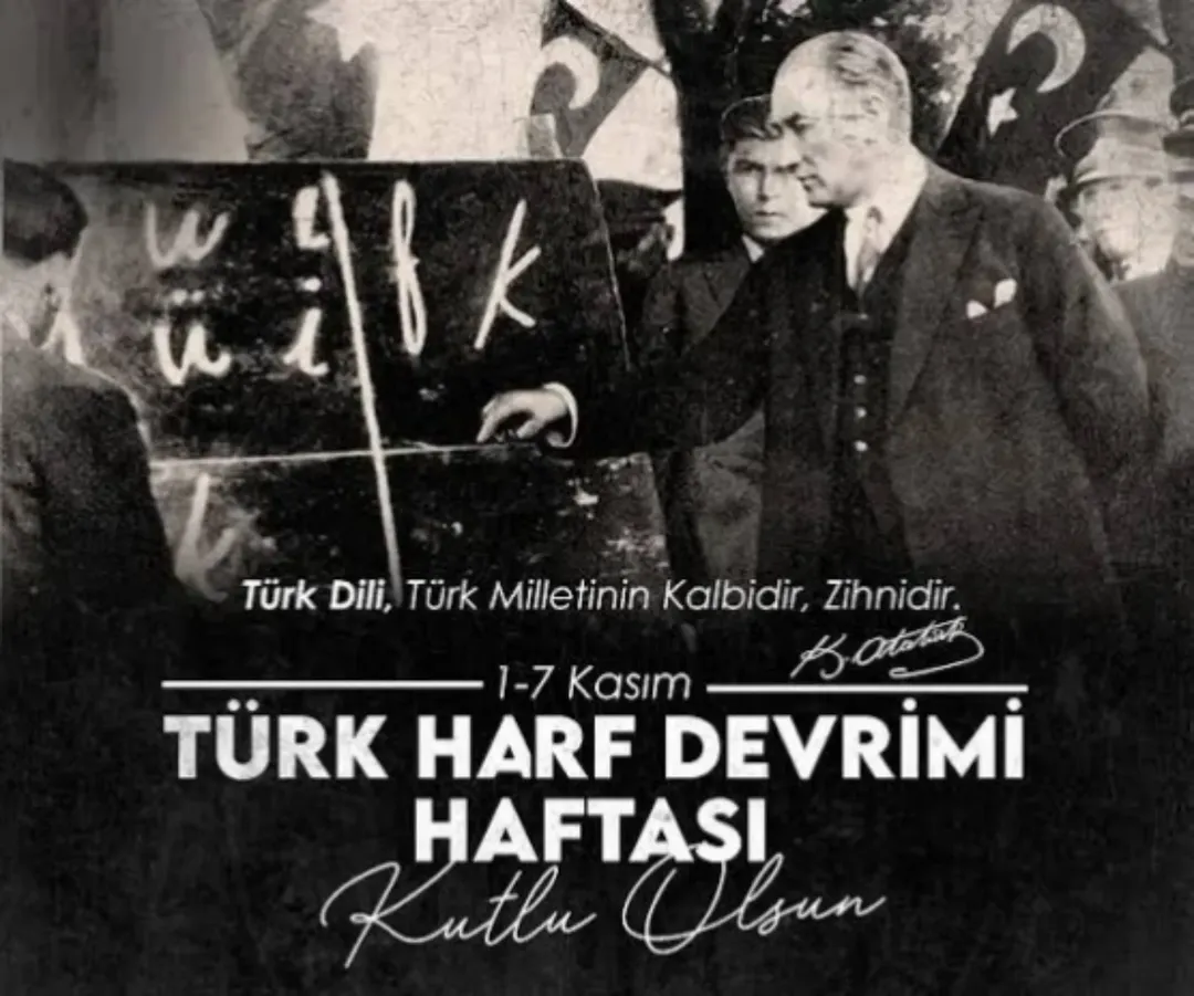 Türk Harf Devrimi Haftası Kutlu Olsun