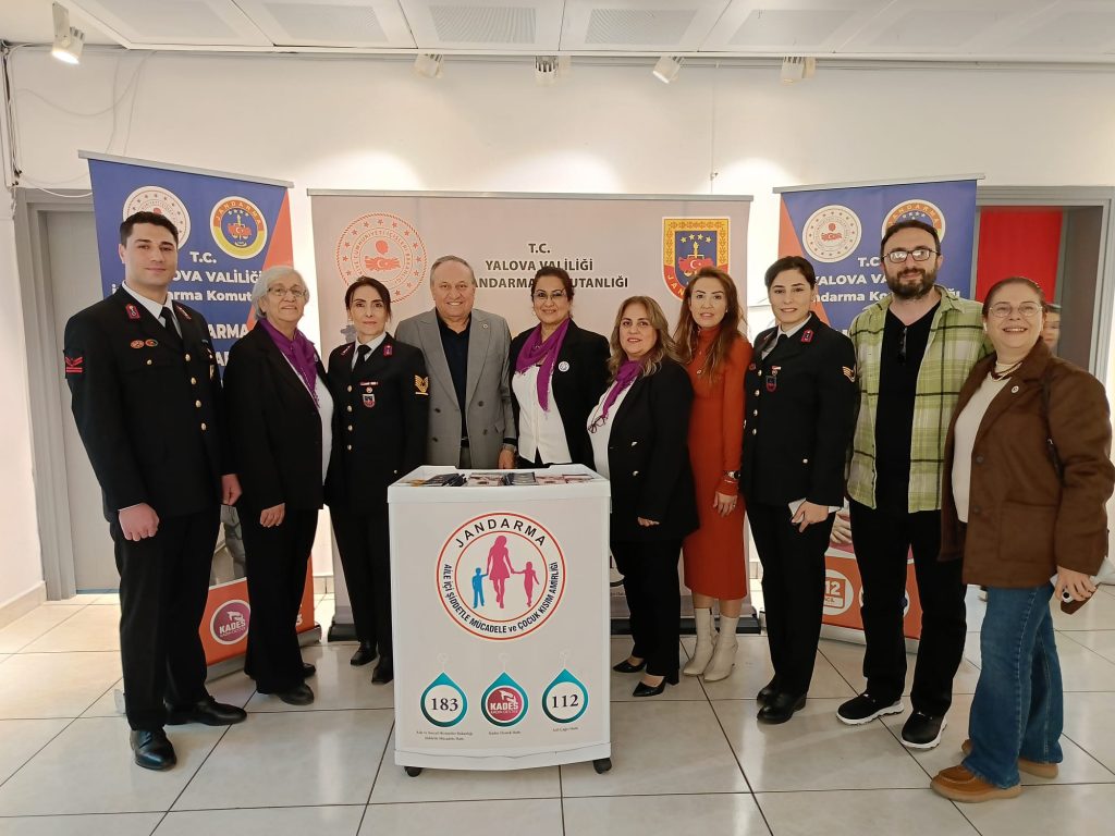 Yalova’da Kurumlar Kadına Yönelik Şiddete Karşı Bir Arada