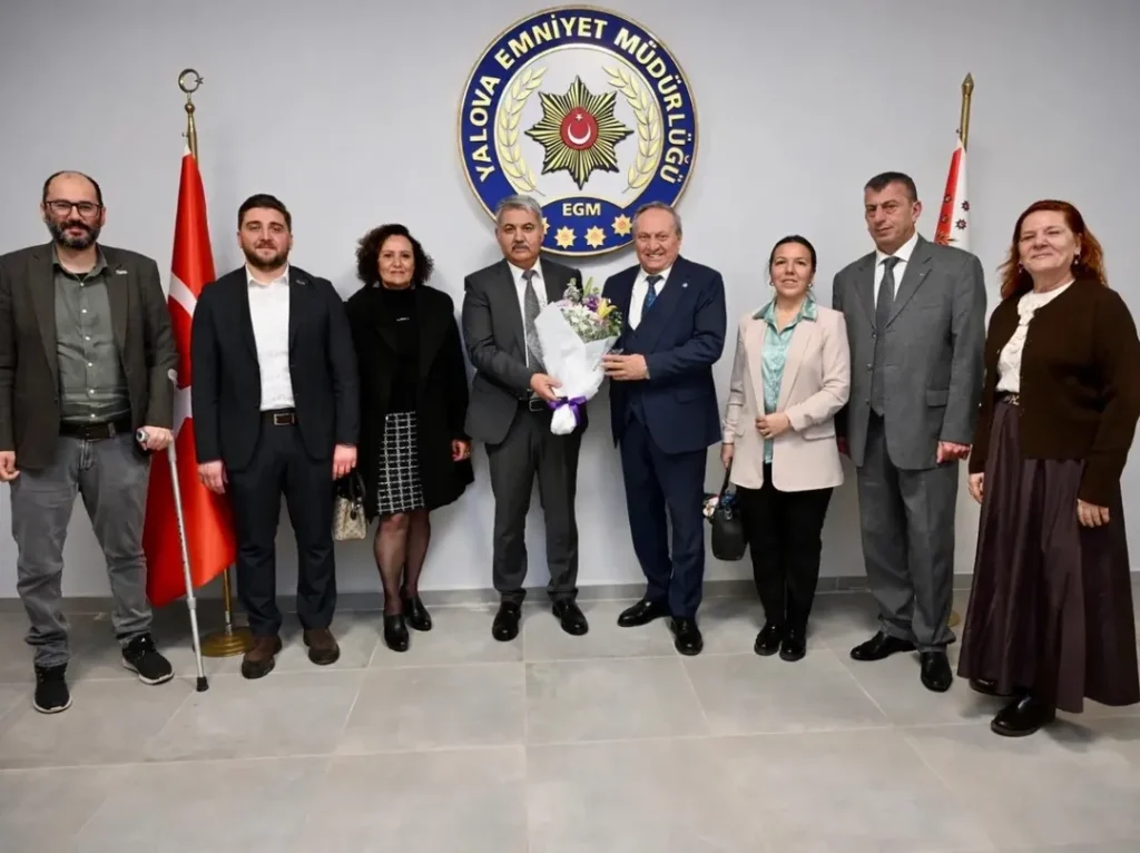 Kent Konseyi, Yalova İl Emniyet Müdürü Sayın Yılmaz Delen'i ziyaret etti